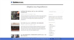 Desktop Screenshot of datenreise.de
